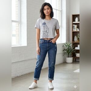 Disney Gray Eeyore Short Sleeve Tee Soft